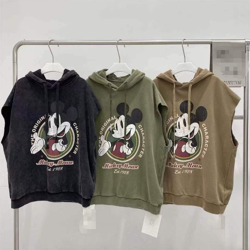 Áo phông mũ mickey loang hàng QCL1