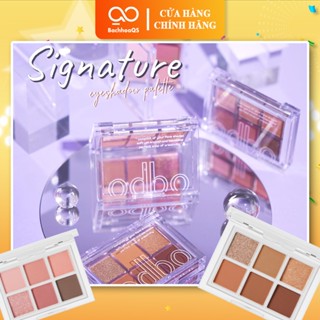  Bảng Phấn Mắt 6 Ô Odbo Tông Cam Gạch Cam Đào Nâu Đất Signature Eyeshadow Palette OD276 