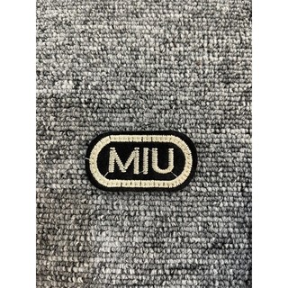 Patch vải ủi nhiệt hình thêu chữ miu