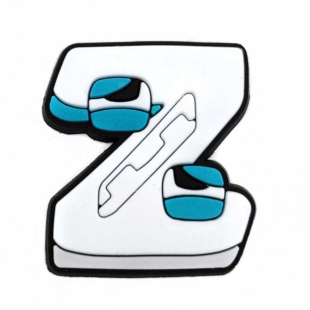 Bảng Chữ Cái Crocs Charms Hạt Cườm Nhựa PVC Dễ Thương Trang Trí Vòng Tay / Giày / Vòng Tay / Quà Sinh