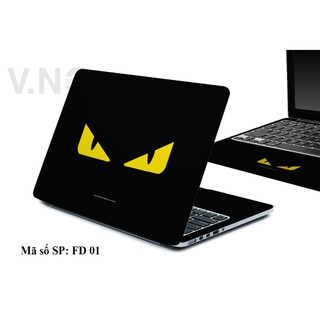 Decal dán laptop cool ngầu FDI VNO SKIN các dòng máy laptop