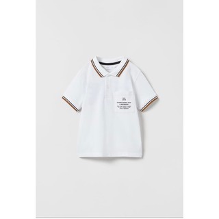 Áo polo trắng Zara