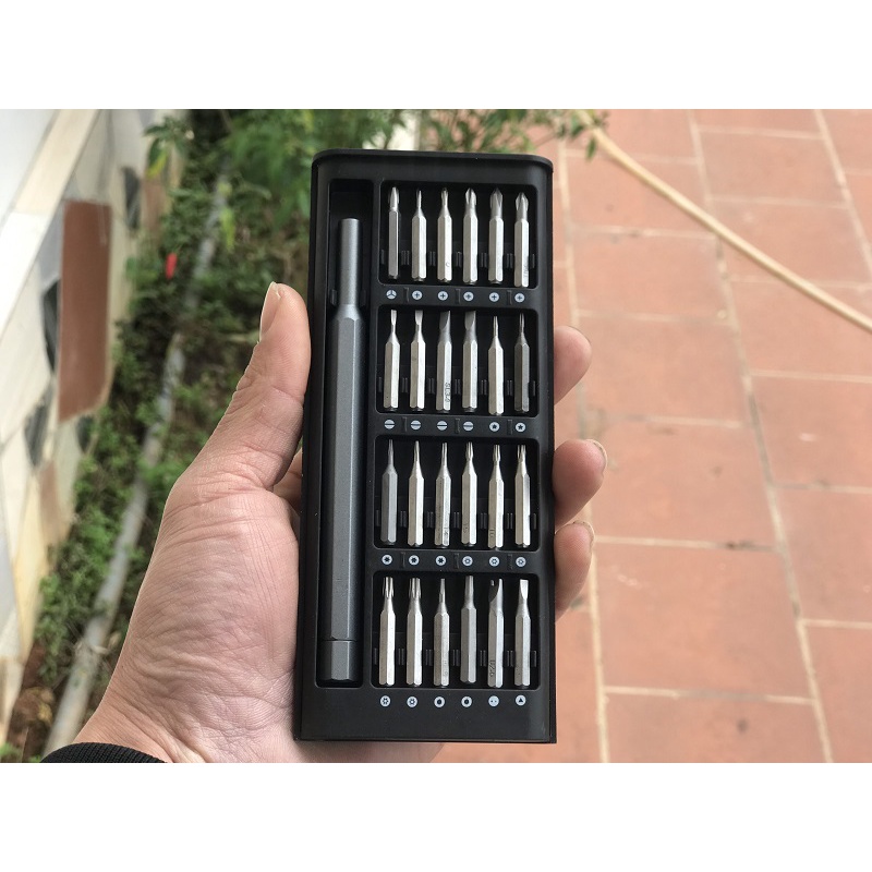 Bộ Tua Vít Đa Năng, Bộ Tô Vít Đa Năng Mini 24 Đầu Nhỏ Sửa Điện Thoại, Mở Laptop, Mắt Kính, Đồng Hồ