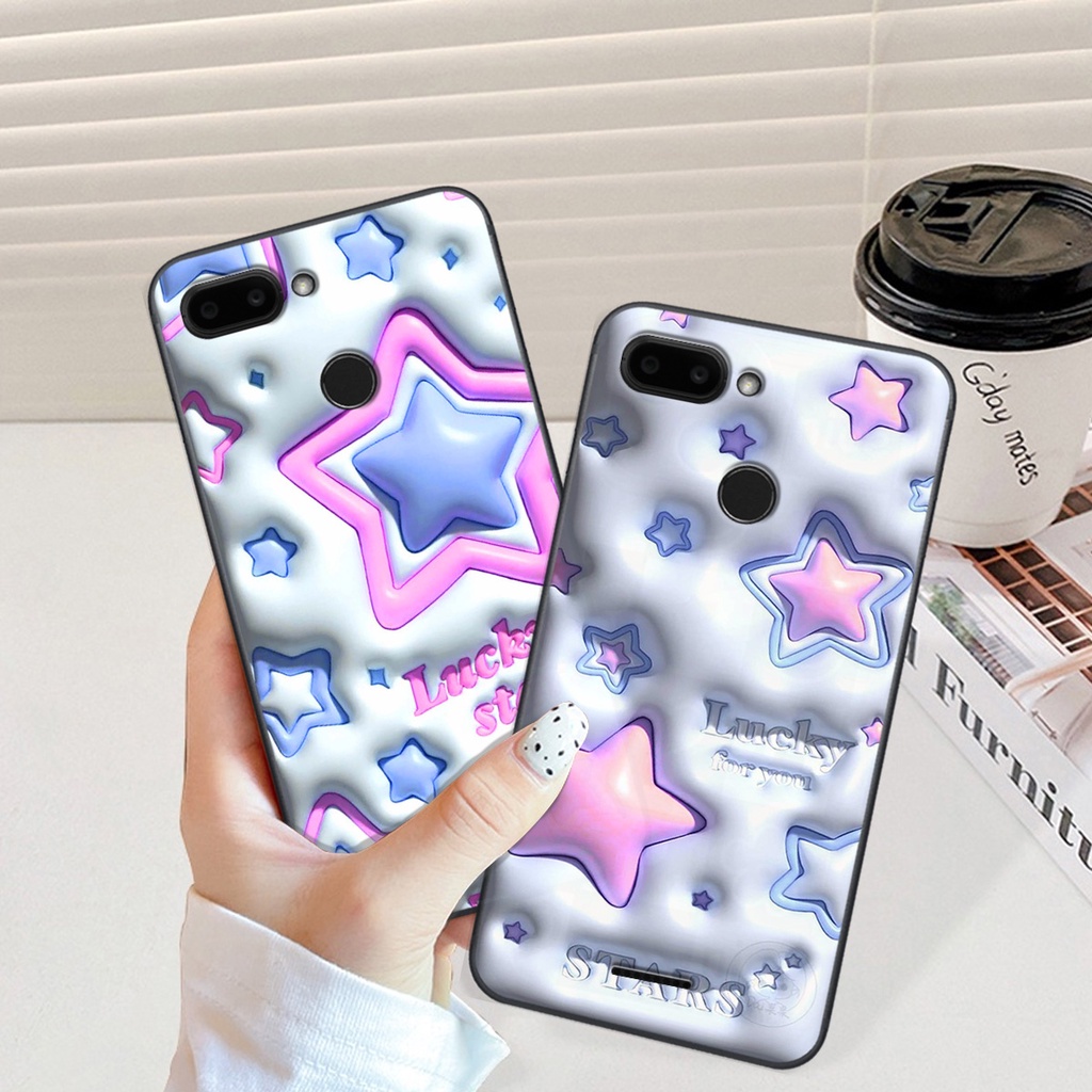 Ốp Xiaomi Redmi 6 in phẳng hiệu ứng 3D giả nổi siêu thật, cực xinh, cá tính