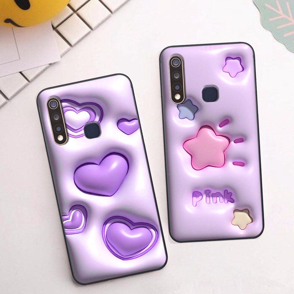 Ốp Vivo Y19 / U3 in phẳng hiệu ứng 3D giả nổi siêu thật, cực xinh, cá tính
