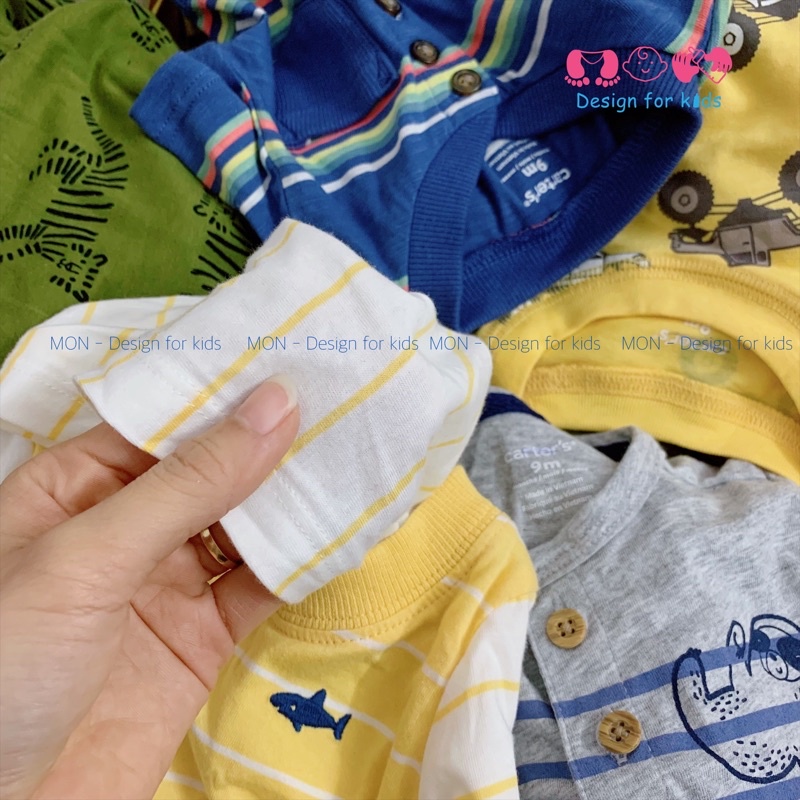 (Size 9-12m) (8-10kg) Body đùi romper xuất dư Car.ter's cho bé trai (chọn mẫu)