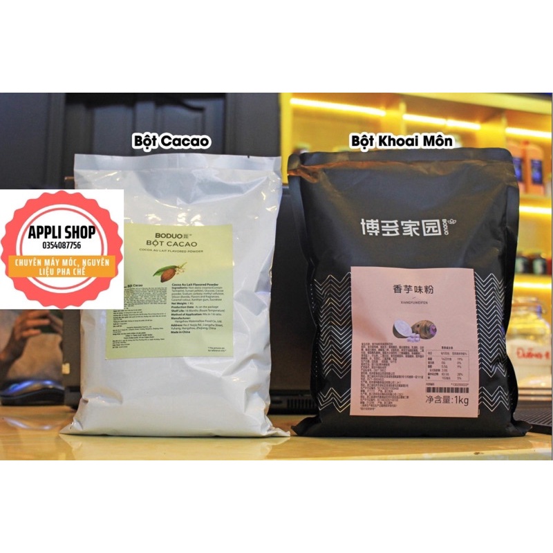 BỘT KHOAI MÔN BODUO 1KG NGUYÊN CHẤT, ĐẬM ĐÀ