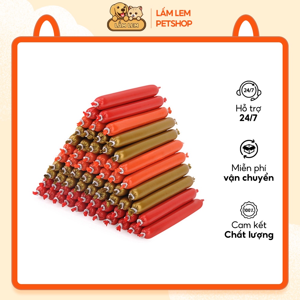 Xúc Xích Cho Chó Mèo 15gr, Cung Cấp Dinh Dưỡng Cho Thú Cưng - CÓ BÁN SỈ