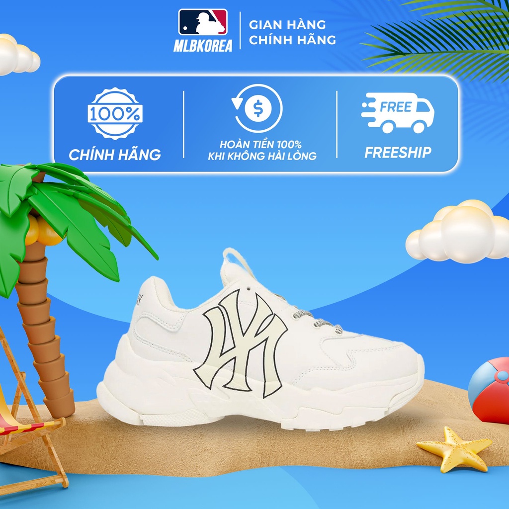 Giày MLB Chunky NY White Chính Hãng (BNYT)