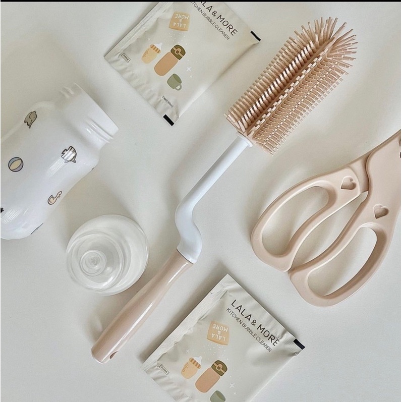 Nước rửa bình sữa dạng gói Lalamore nội địa Hàn Quốc dùng khi ra ngoài , du lịch