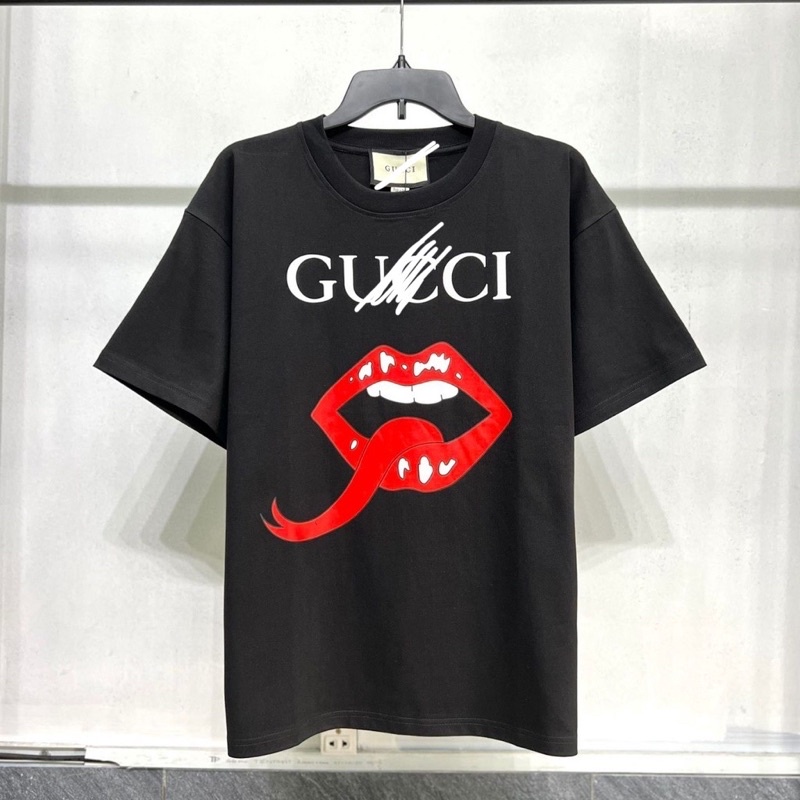 Áo Thun GuCi Nhiều Mẫu Thun 100% Cotton 2c Form Unisex - Hàng Dày Dặn Full Tem Tag Túi