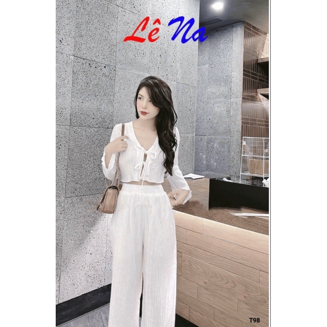 HÀNG ĐẸP Y HÌNH - SET ĐỒ ĐŨI XỐP THOÁNG MÁT THOẢI MÁI KIỂU DÁNG TRẺ TRUNG HIỆN ĐẠI - UP SHOP VALENTINA