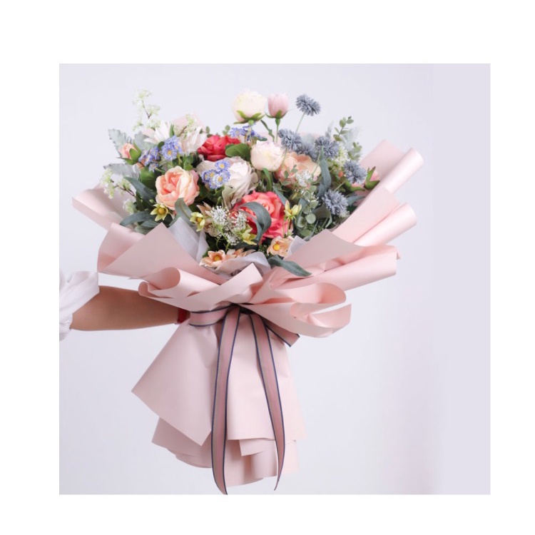 Giấy gói hoa ❤️2 mặt 2 màu trơn❤️ phong cách Hàn Quốc 58*58 cm