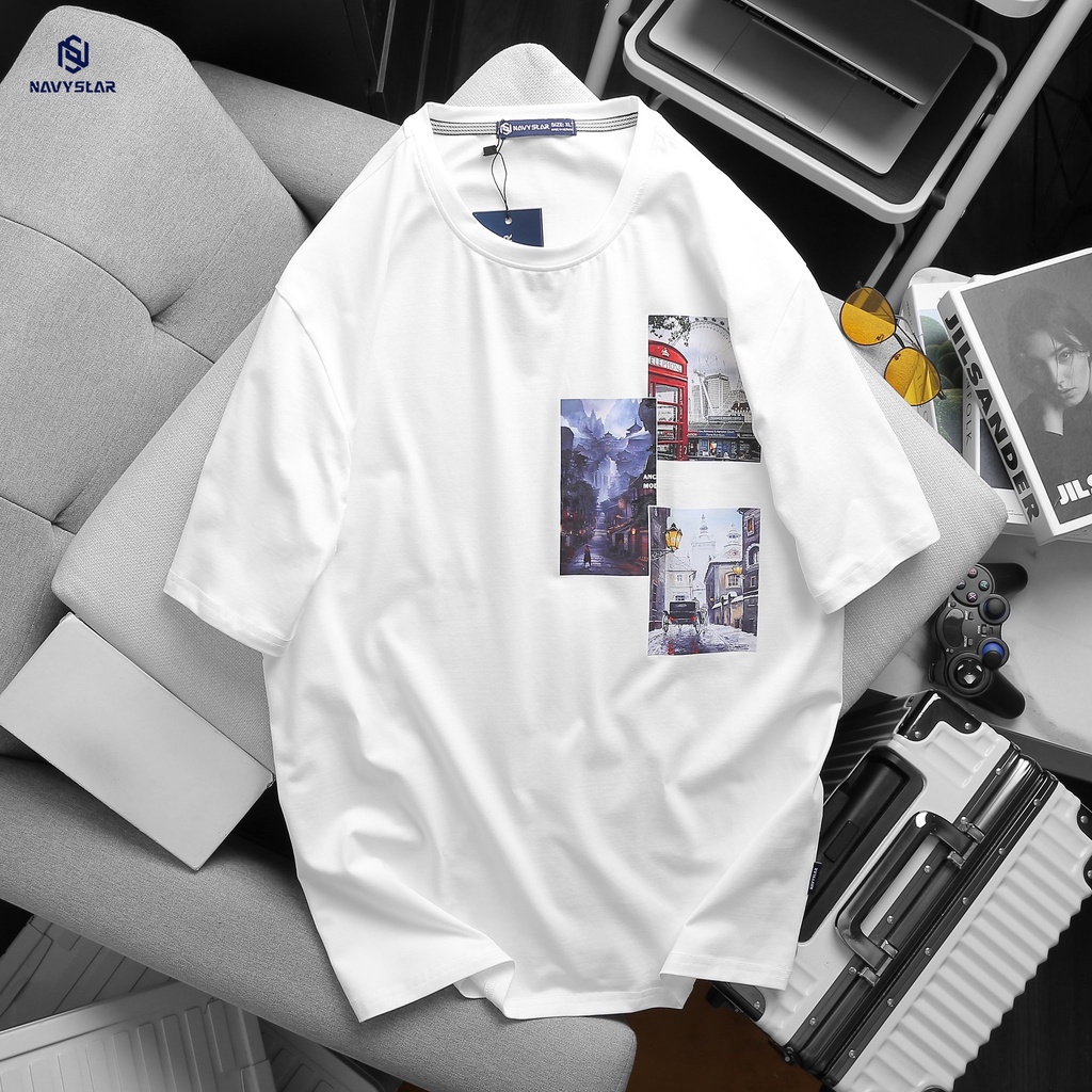 BIGSIZE NAM 80-140KG ÁO THUN IN PHONG CẢNH 2BIG NAVY STAR