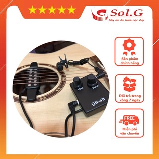 Bộ chuyển âm Guitar ra loa - Pickup QH6B Có nút chỉnh âm - Giá tốt nhất - Nhập khẩu chính hãng SolG