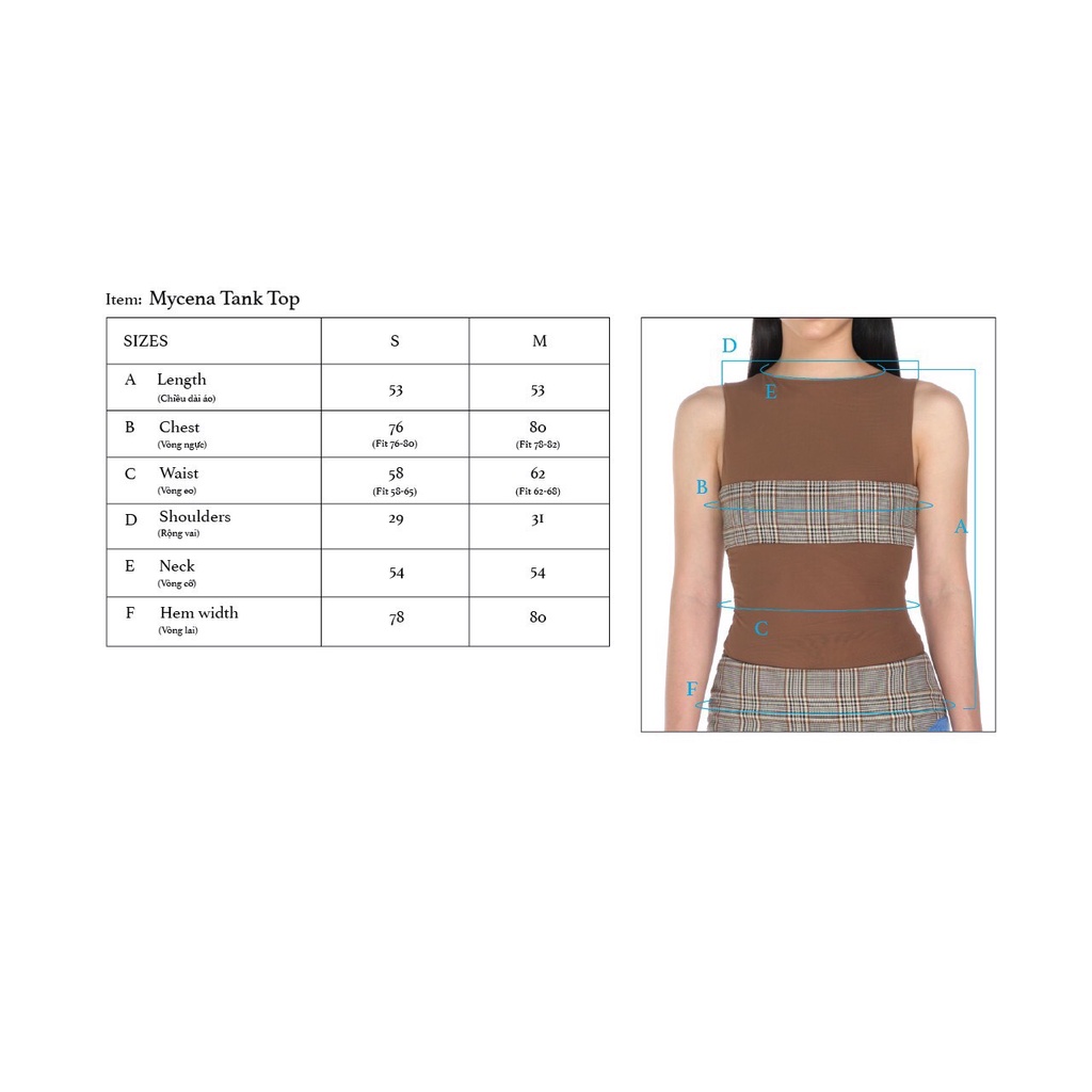 Áo voan nâu caro HeartBurn