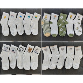 Tất vớ nữ cổ cao siêu cute họa tiết dễ thương nữ