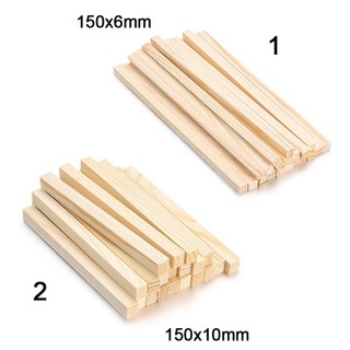 Thanh gỗ thông vuông 1cm x 1cm x dài 30cm + bào láng 4 mặt