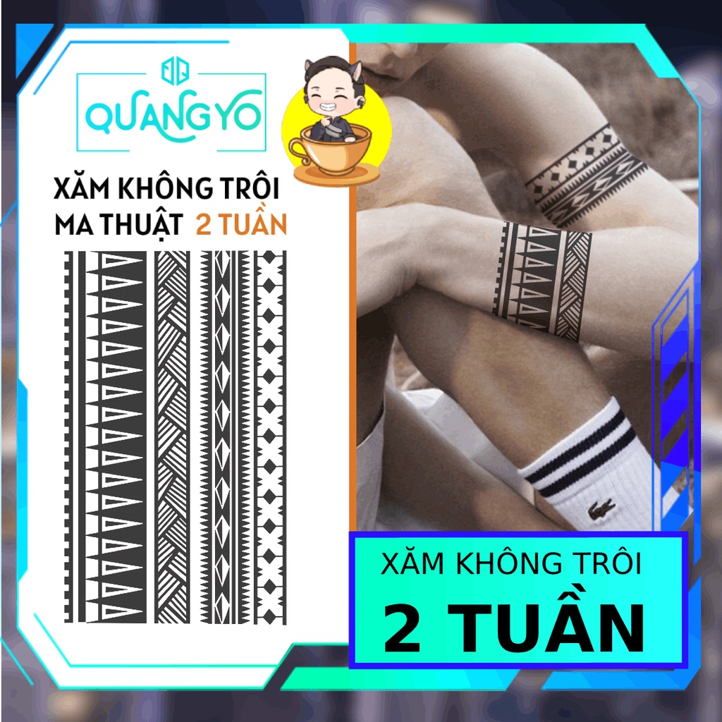 Hình xăm không trôi cổ tay, bắp tay hoạ tiết thổ dân Maori, Xăm giống Inkaholic
