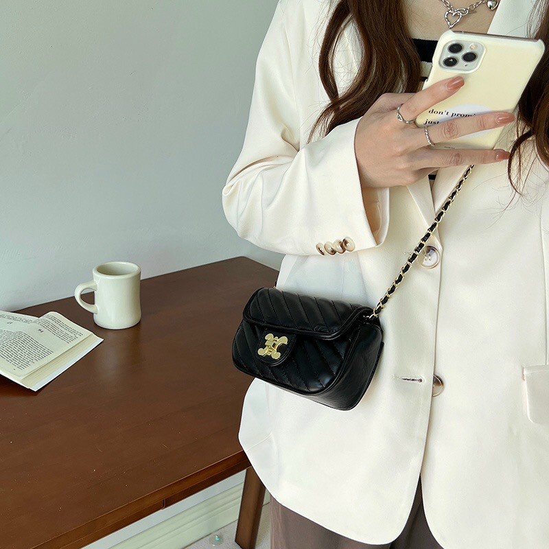 Túi đeo chéo mini dây xích thời trang hot 2023