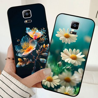 Ốp lưng Samsung note 4 / ss note 5 / ss note 7 in nhám hình hoa cỏ