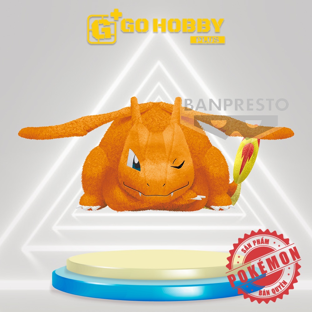 BANPRESTO | Thú bông Pikachu - Charizard | POKÉMON BIG PLUSH～PIKACHU・CHARIZARD～
