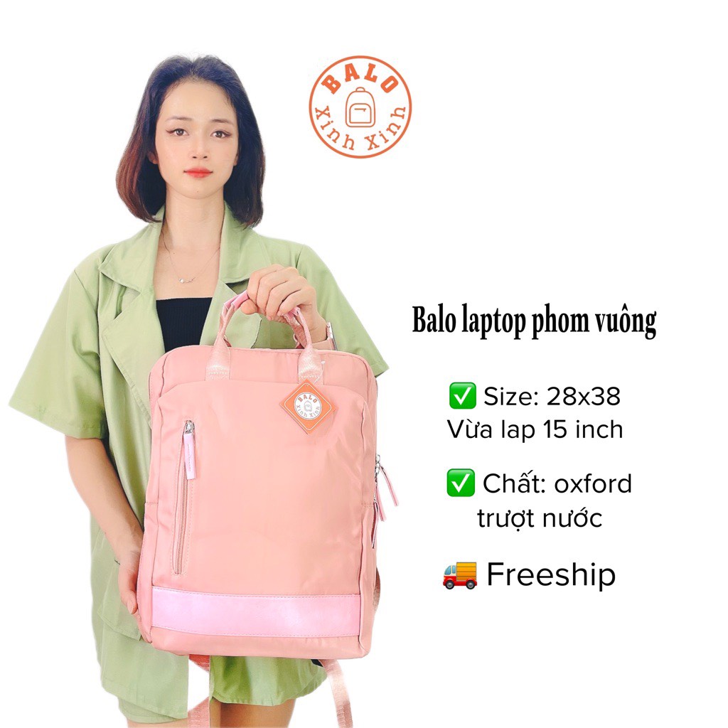 Balo dù, đựng laptop đi học tiện lợi, có chống nước, chống sốc, size 27x37 đựng được laptop 14 inch, mã BV70 hot 2023