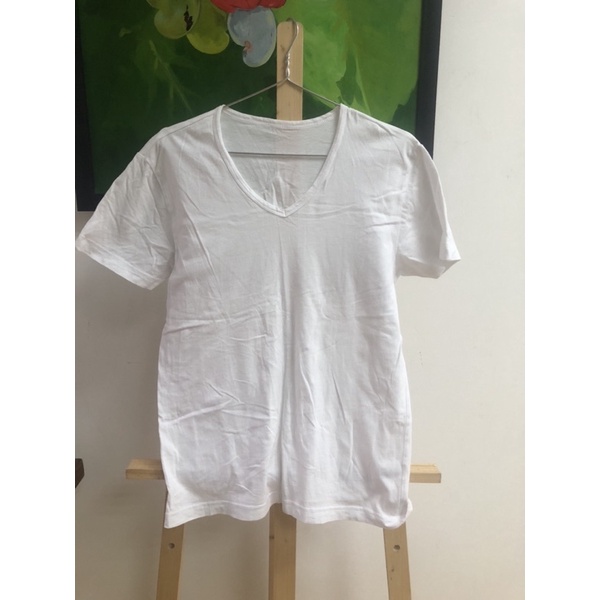 ÁO THUN TRẮNG 2HAND COTTON UNI