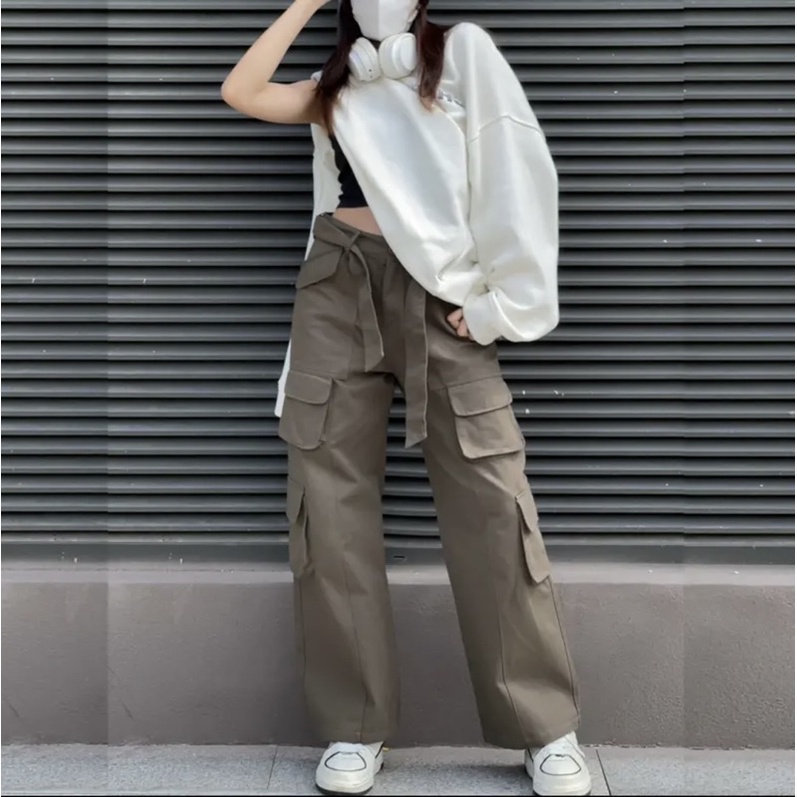 (TẶNG ÁO) Quần Kaki túi hộp unisex AB house