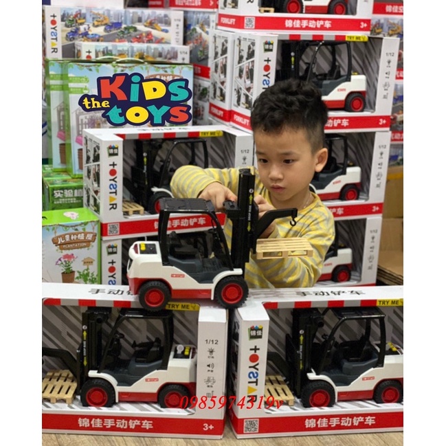 Xe Nâng, Xe Cẩu Đa Năng cao cấp Toystar âm thanh, đèn, đa chức năng.