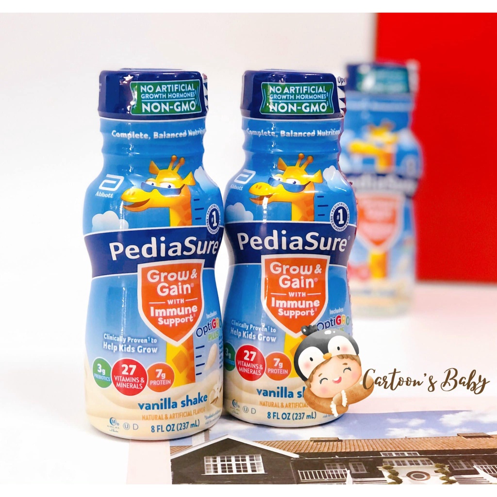 Sữa nước Pediasure Mỹ Grow&Gain Fiber and Immune support - 237ml