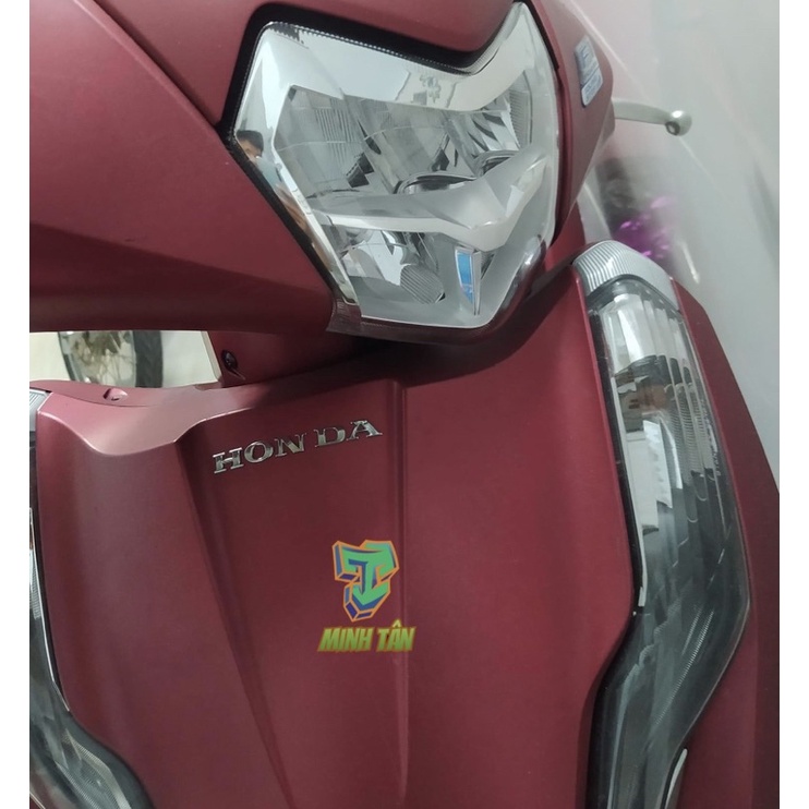 Tem zin honda chữ nổi mặt nạ xe 8cm hàng zin sắc nét