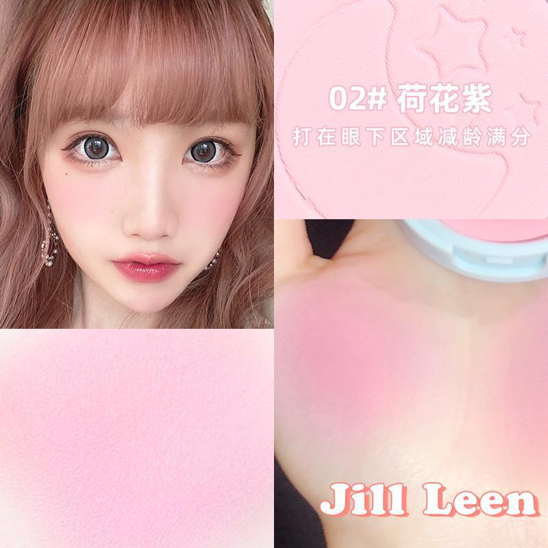 Phấn Má Hồng Màu Đào Lấp Lánh Chất Lì Chống Thấm Nước Làm Sáng Da  Nội Địa Trung