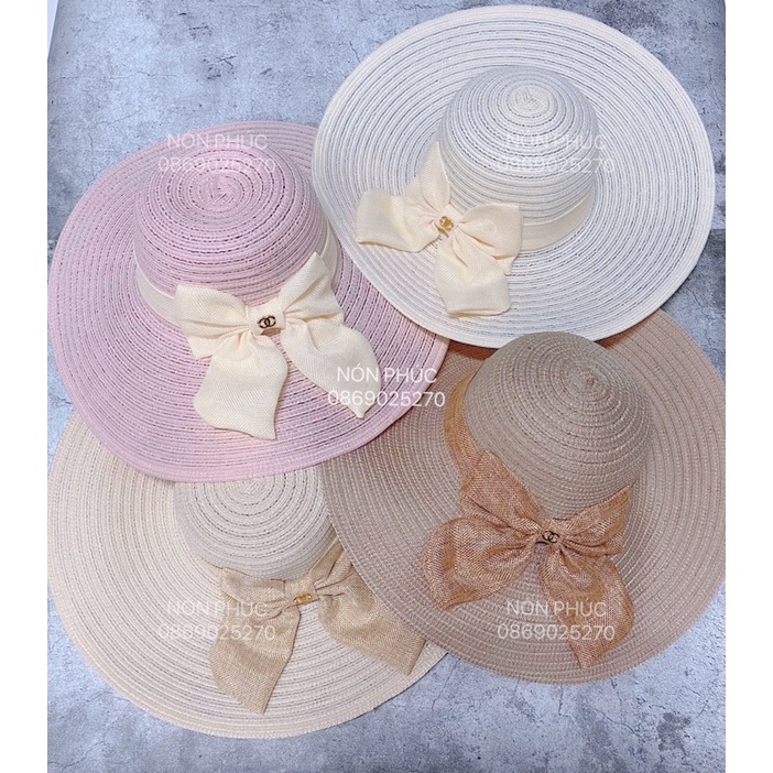 (VÀNH 48cm)MŨ VÀNH CÓI CƯỚC NƠ X XINH XẮN CHO NỮ