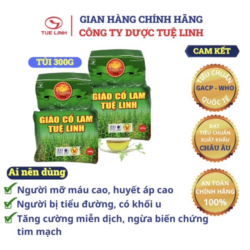 Trà Giảo Cổ Lam Tuệ Linh Hạ Mỡ Máu Cao. Ngăn ngừa xơ vữa động mạch👍 Hạ đường huyết cho người tiểu đường tuýp 2