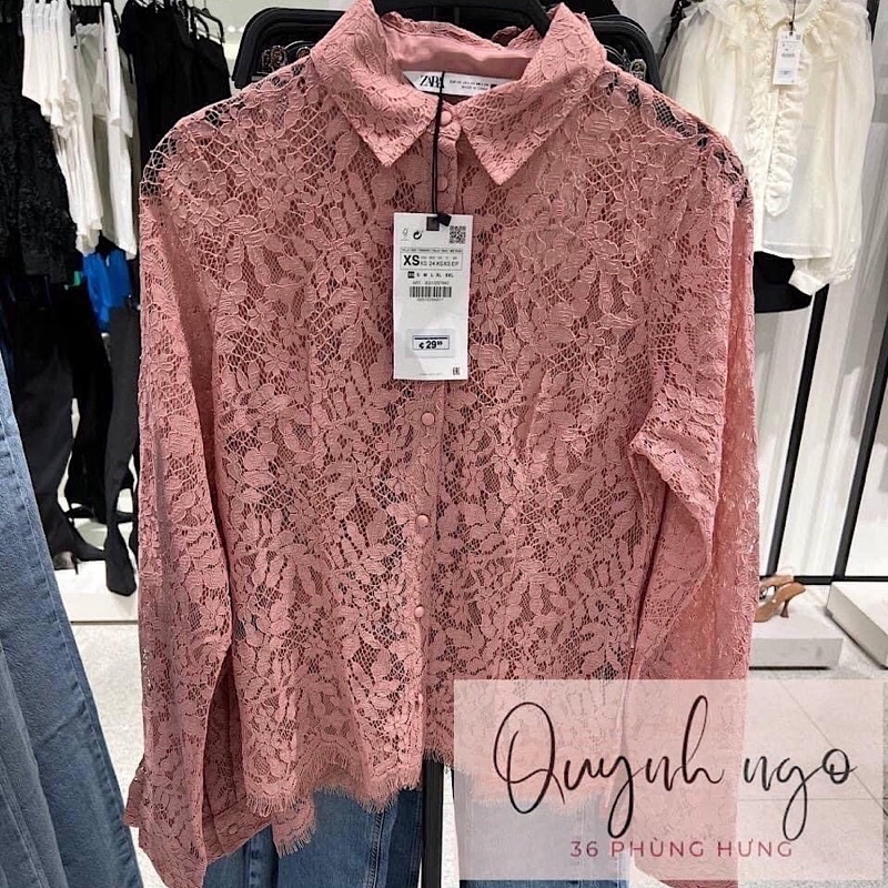 Áo Sơ Mi Ren Zara Auth