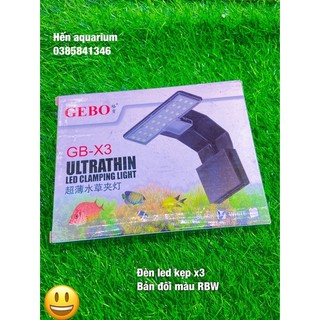 Đèn Led bể cá siêu sáng GEBO-X3 ( phiên bản sáng trắng và đổi màu )