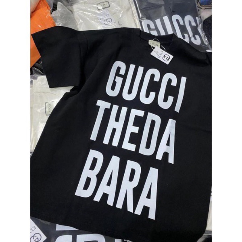 Áo phông cotton tay lỡ in chữ GU.CCII THEDA BARA siêu hot — Bongstore M79- | BigBuy360 - bigbuy360.vn