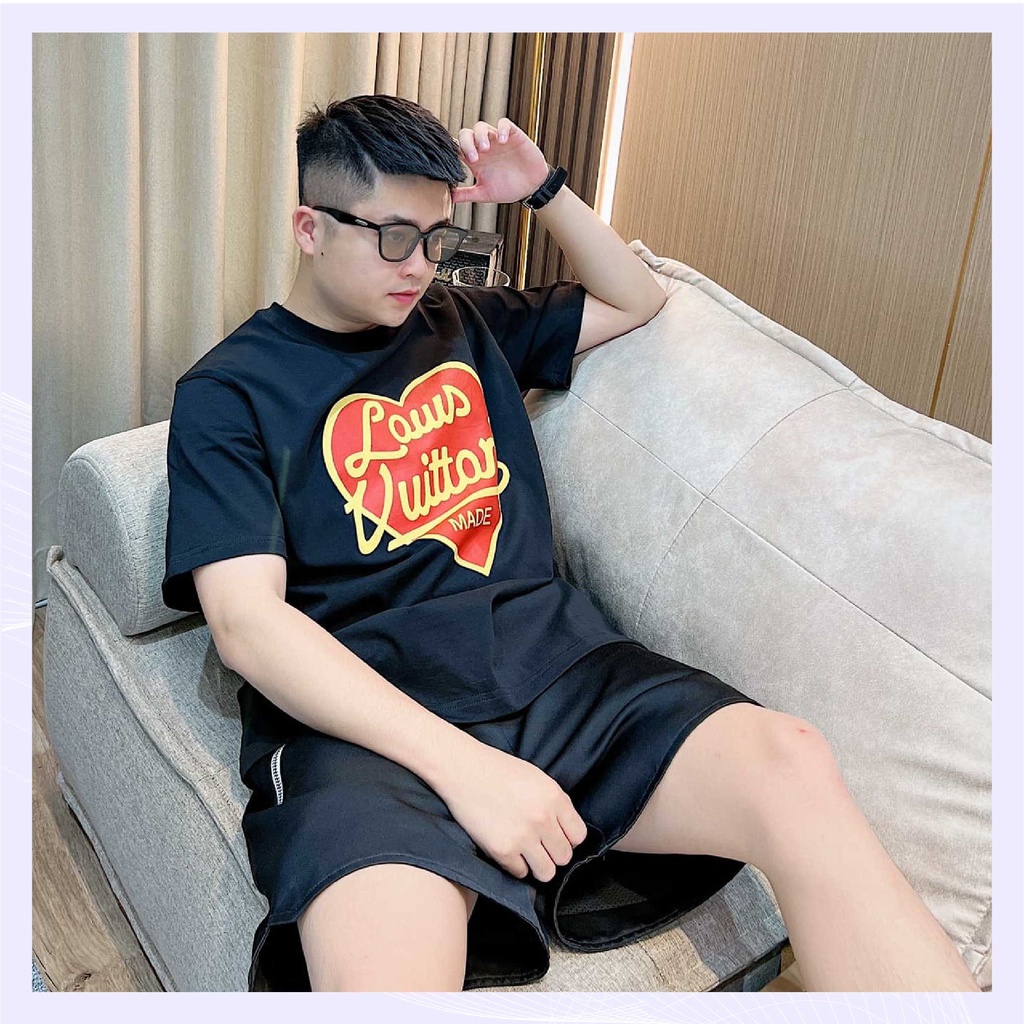 Áo Thun Louis Vuitton Made. Áo Phông Nam Nữ Unisex Form Rộng