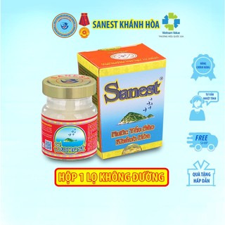 Nước yến Sào Sanest Không Đường - Lọ 70ml (thích hợp cho người kiêng đường)