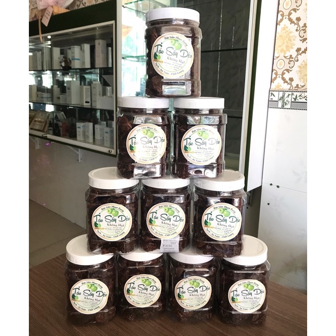 Táo sấy dẻo không hạt Ninh Thuận hộp 500g