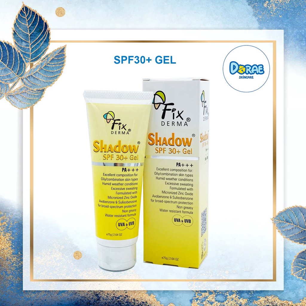 ✅ Gel chống nắng da mặt Fixderma Shadow SPF 30+