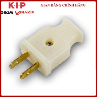 Phích cắm dẹt vinakip 10a 250v nhựa abs