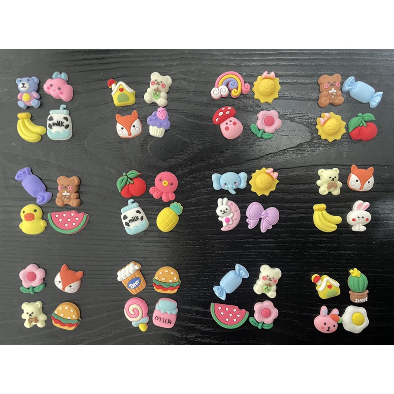 Sét 4 sticker 3D nhiều hình siêu dễ thương❤️