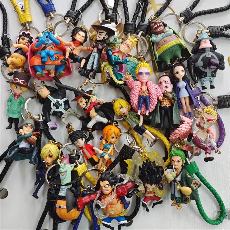 Móc Khóa Mô Hình Nhân Vật Sanji Mingo Zoro Sabo Luffy Ace Hawkeye Trong One Piece