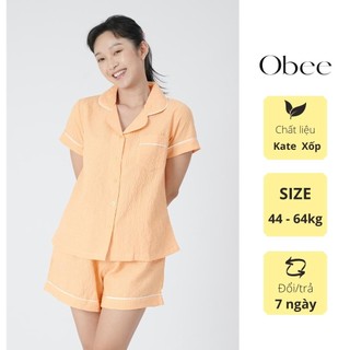 Pijama nữ mặc nhà Đồ bộ mặc nhà tay ngắn cao cấp