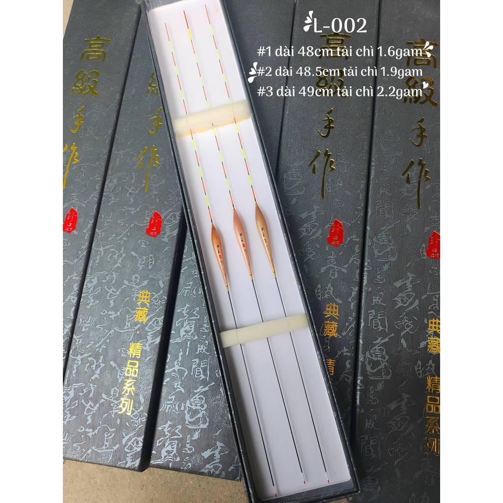 Bộ 3 phao cỏ lau câu đài cao cấp nano