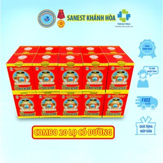[Combo 20 lọ] Nước Yến sào Khánh Hòa Sanest - Lọ 70ml có đường