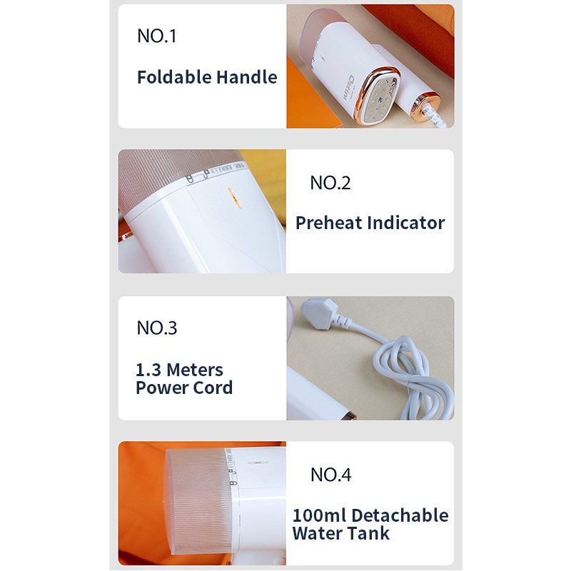 Bàn là ủi hơi nước  KAISA VILLA CHỊU NHIỆT TỐT, công suất 1000W và chống va đập