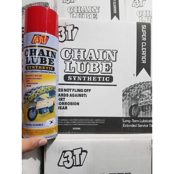 Xịt bôi trơn và dưỡng sên 3T1 thùng 12 chai